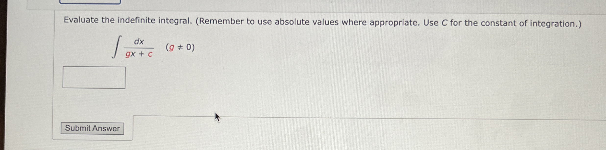 Solved Evaluate the indefinite integral. (Remember to use | Chegg.com