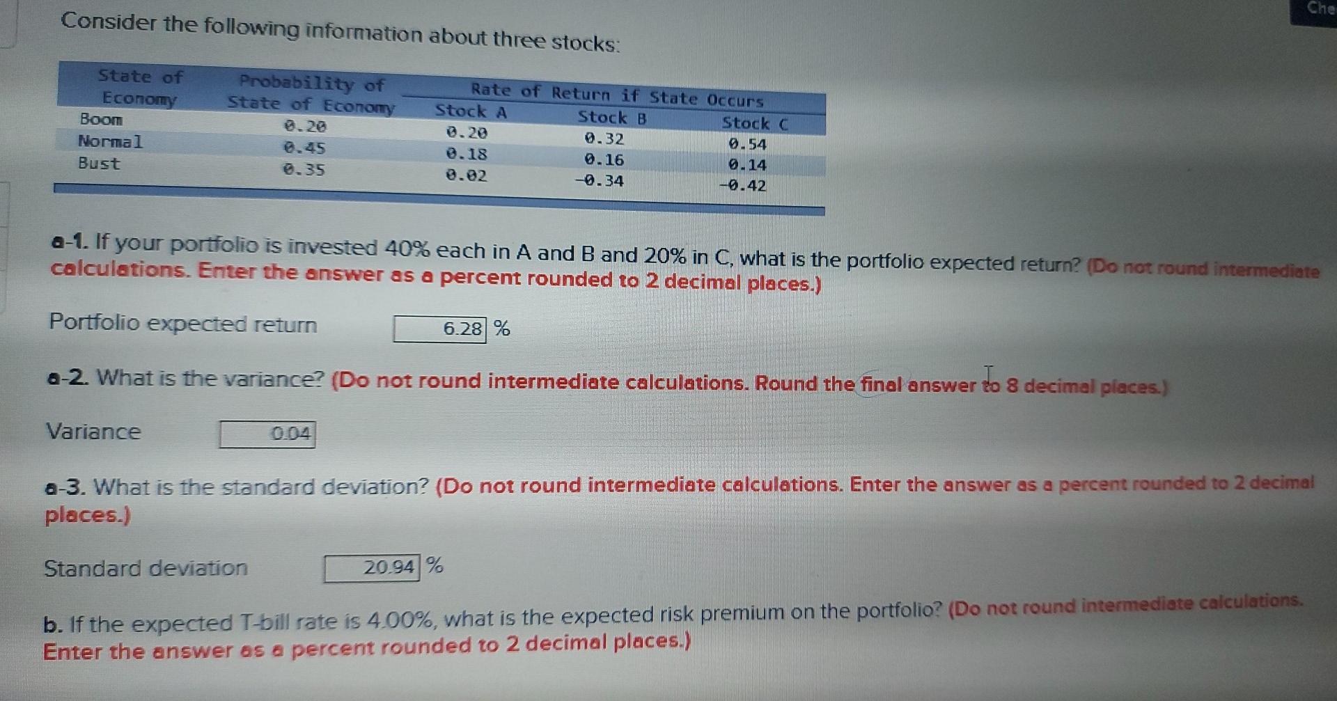 Solved Consider The Following Information About Three | Chegg.com