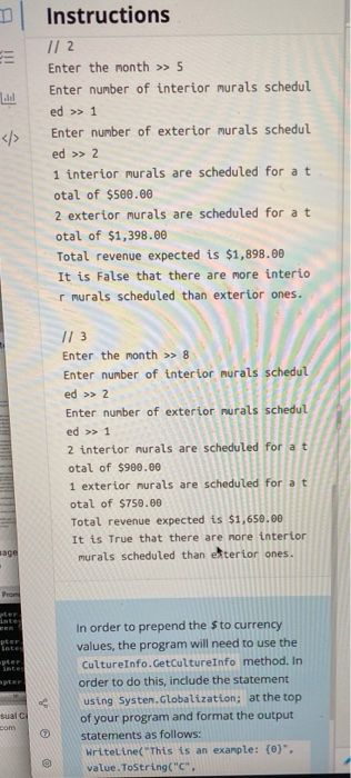 Solved In Chapter 2, you created an interactive application | Chegg.com