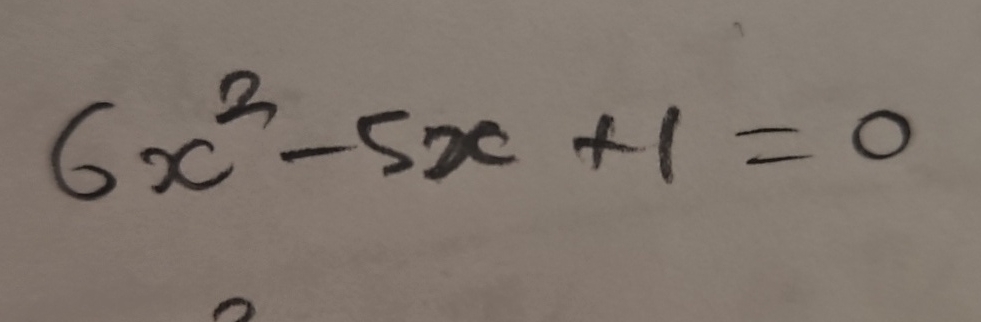 Solved 6x2 5x 1 0 solve For X Chegg solved-6x2-5x-1-0-solve-for-x-chegg