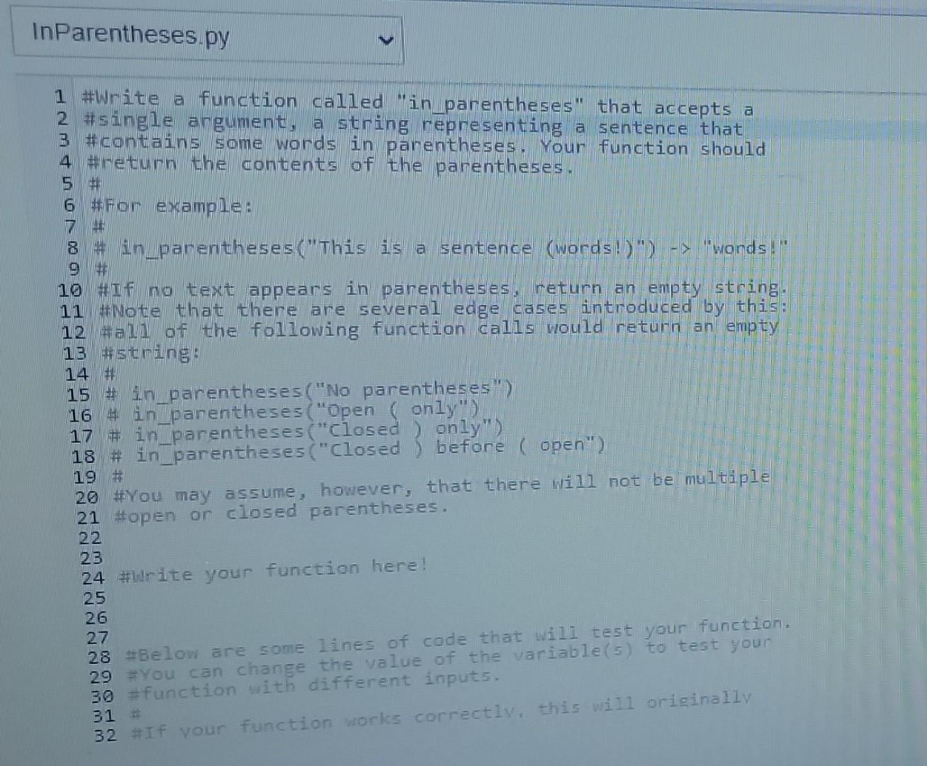 Solved 1 #Write a function called