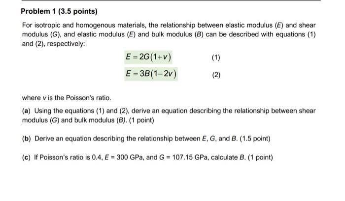 Calculated bulk modulus (B in GPa), shear modulus (G in GPa