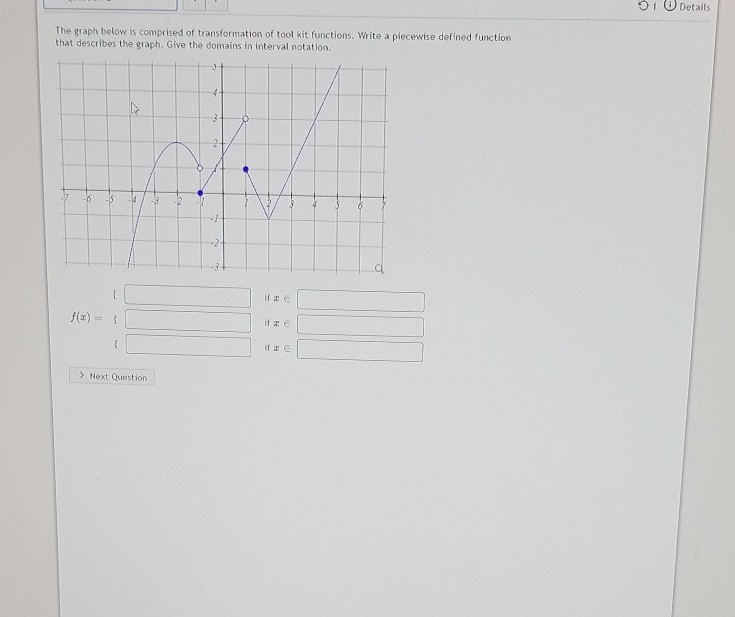 Solved Uutis The graph below is comprised of transformation | Chegg.com