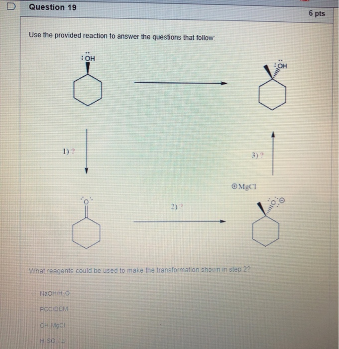 Solved D Question 19 6 pts Use the provided reaction to | Chegg.com