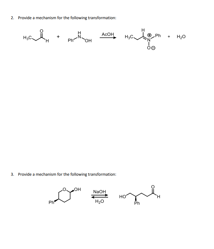 Solved Provide a mechanism for the following transformation: | Chegg.com
