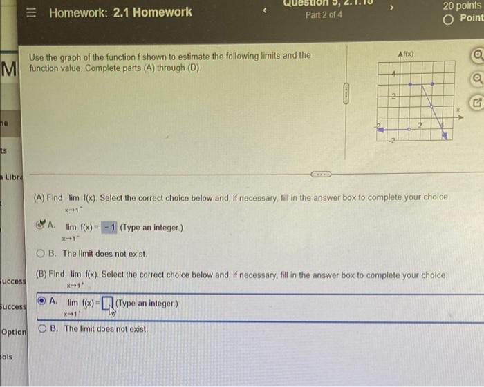 Solved 20 points Homework: 2.1 Homework