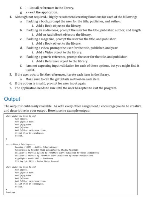 Solved Application In this assignment you will create custom | Chegg.com