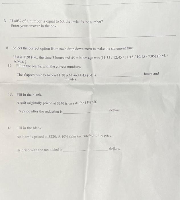 3 5 of what number is equal to 60