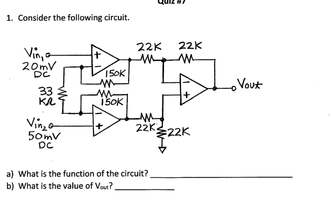 Solved Consider the circuit below, assuming an ideal op-amp. | Chegg.com