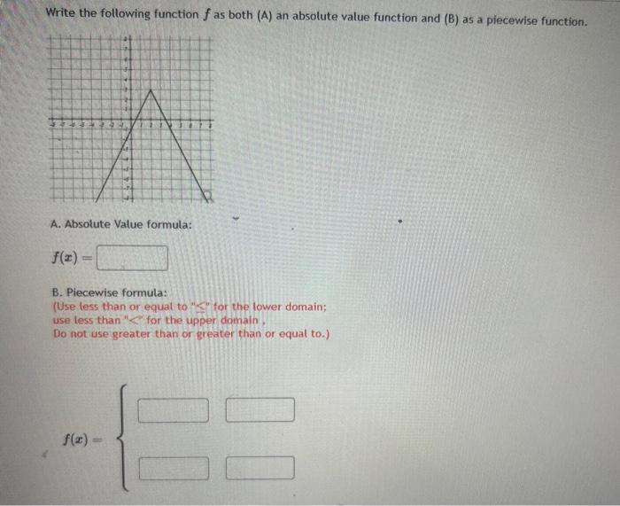 Solved Write the following function f as both (A) an | Chegg.com