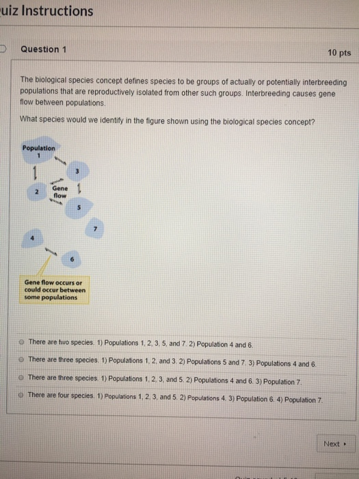 Solved uiz Instructions Question 1 10 pts The biological | Chegg.com