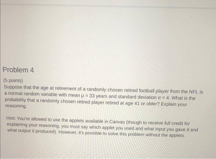 Solved Problem 1 (Worth 5 points for your grade) In order to | Chegg.com