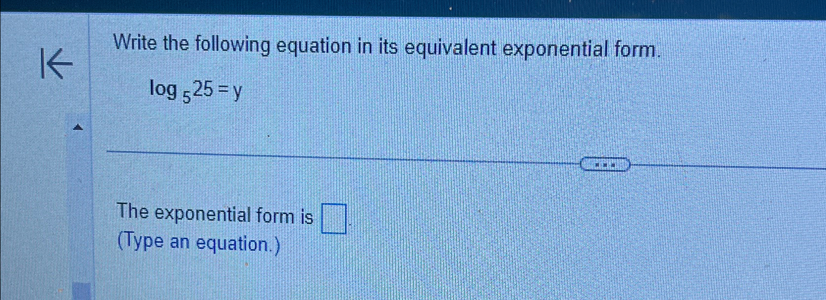 Solved Write the following equation in its equivalent | Chegg.com