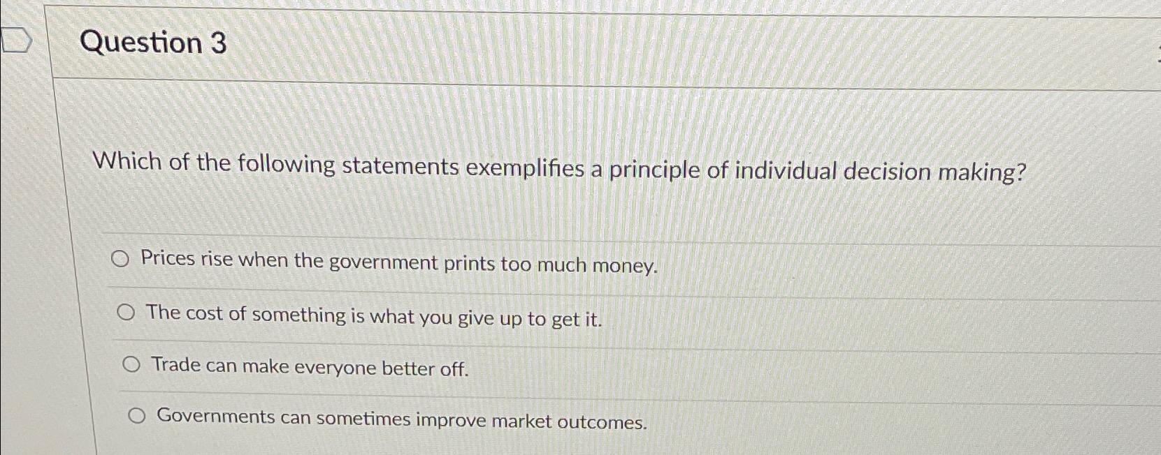 Solved Question 3Which Of The Following Statements | Chegg.com