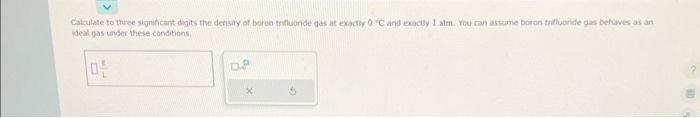 Solved Calculate to thee significant digits the deristy of | Chegg.com