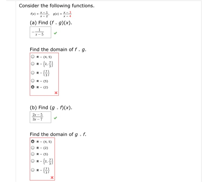 Solved Consider the following functions. RX) - Vx+9. 96) - | Chegg.com