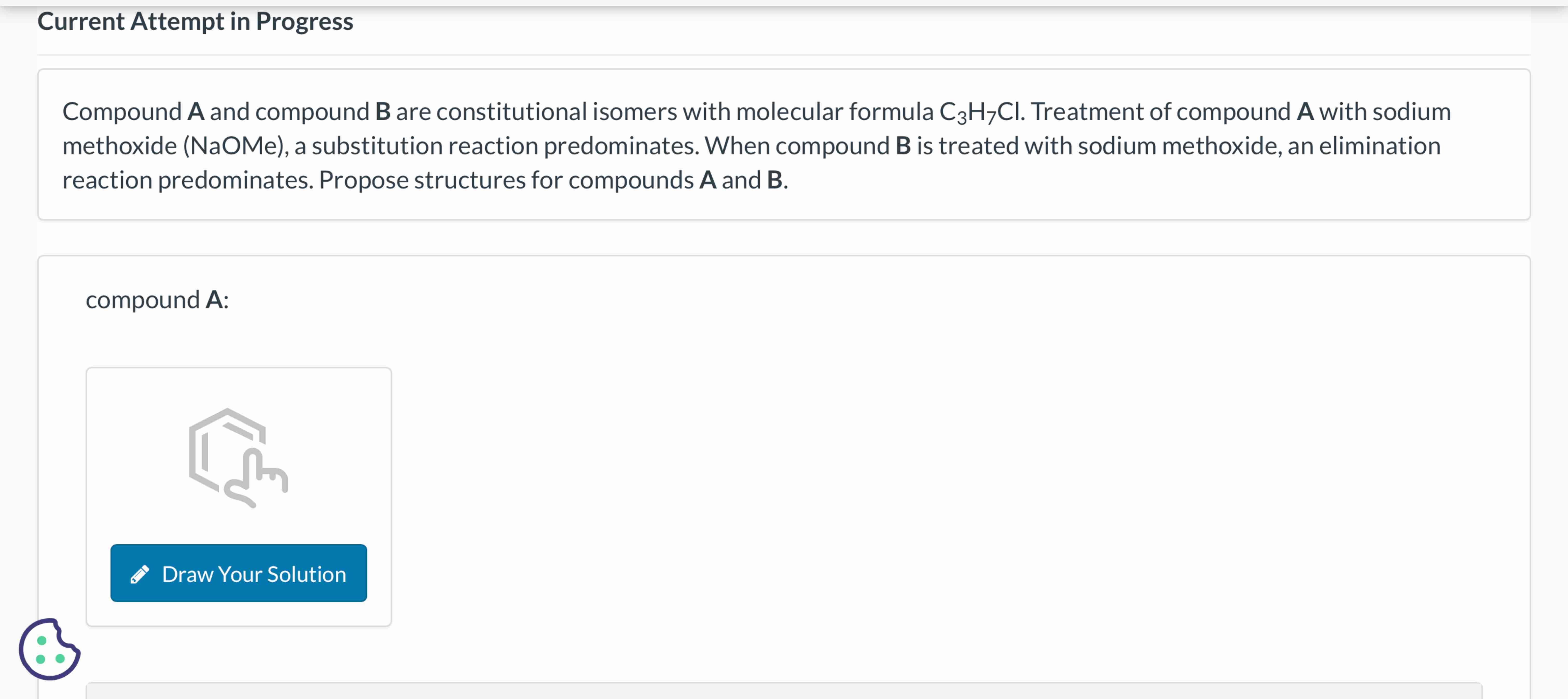 Solved Compound \( \mathbf{A} \) ﻿and compound | Chegg.com