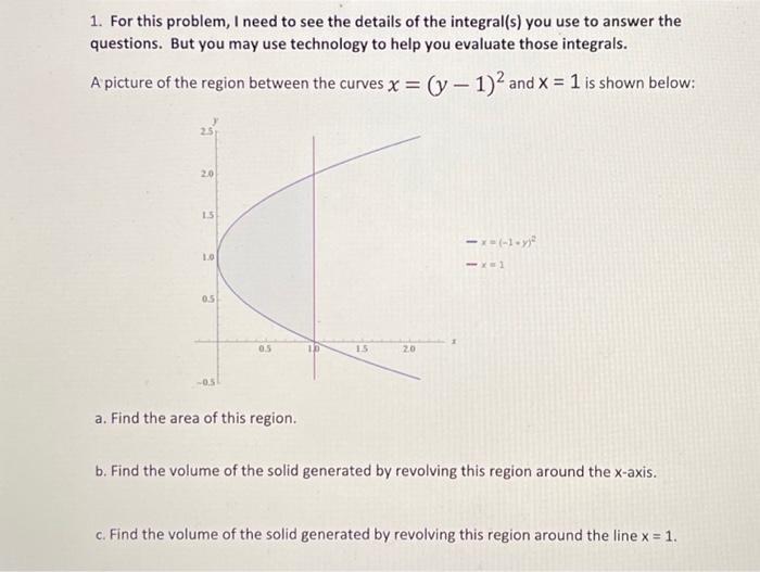 Solved 1. For this problem, I need to see the details of the | Chegg.com