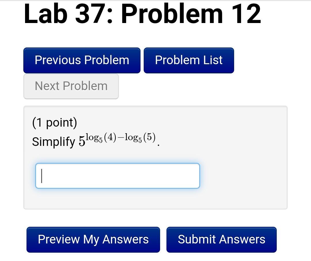 Solved Lab 37: Problem 6 Previous Problem Problem List Next | Chegg.com