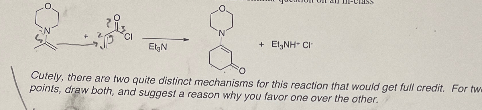 Cutely, there are two quite distinct mechanisms for | Chegg.com