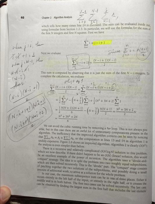Solved Please explain step by step (all the algebra) of the | Chegg.com