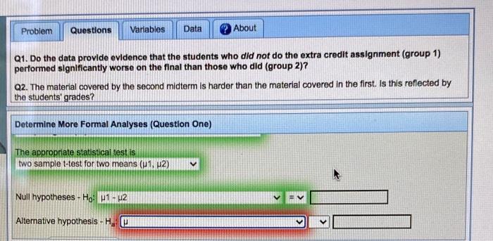 Solved Problem Questions Variables Data About Q1. Do the | Chegg.com