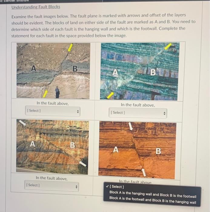 Solved IZ: Understanding Fault Blocks Examine the fault | Chegg.com