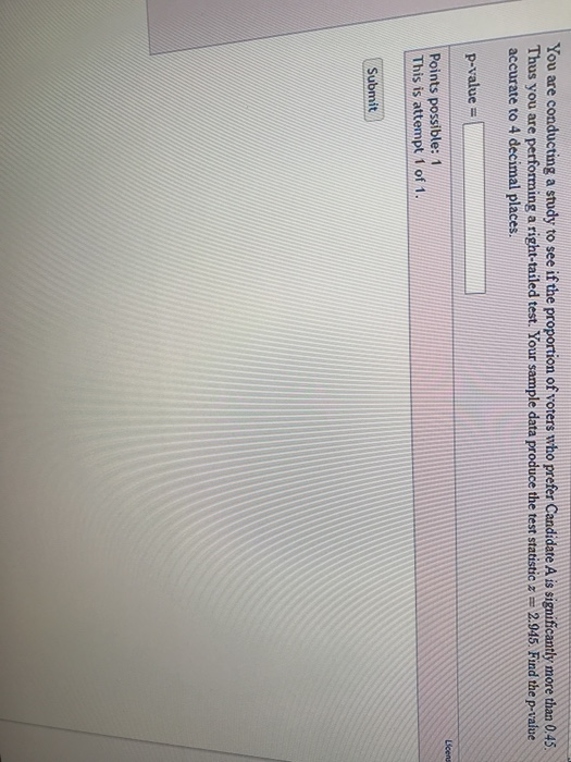 Solved You are conducting a study to see if the proportion | Chegg.com