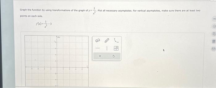 Solved Graph the function by using transformations of the | Chegg.com