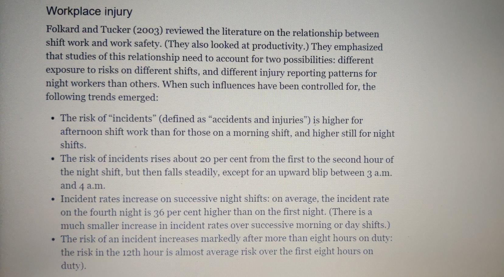 New research looks at how our bodies respond (or don't) to night shift work