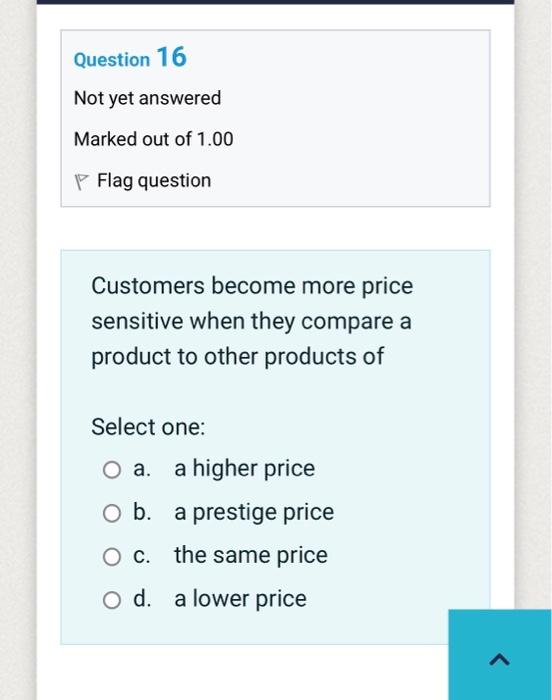 Solved Question 1 Not yet answered Marked out of 1.00 P Flag | Chegg.com