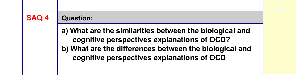 Solved SAQ 4Question:a) ﻿What Are The Similarities Between | Chegg.com