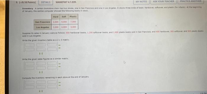 Solved 4.1(9) solve asap and please make sure that answers | Chegg.com