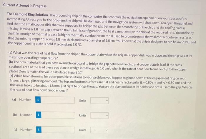 Solved The Diamond Ring Solution. The processing chip on the | Chegg.com