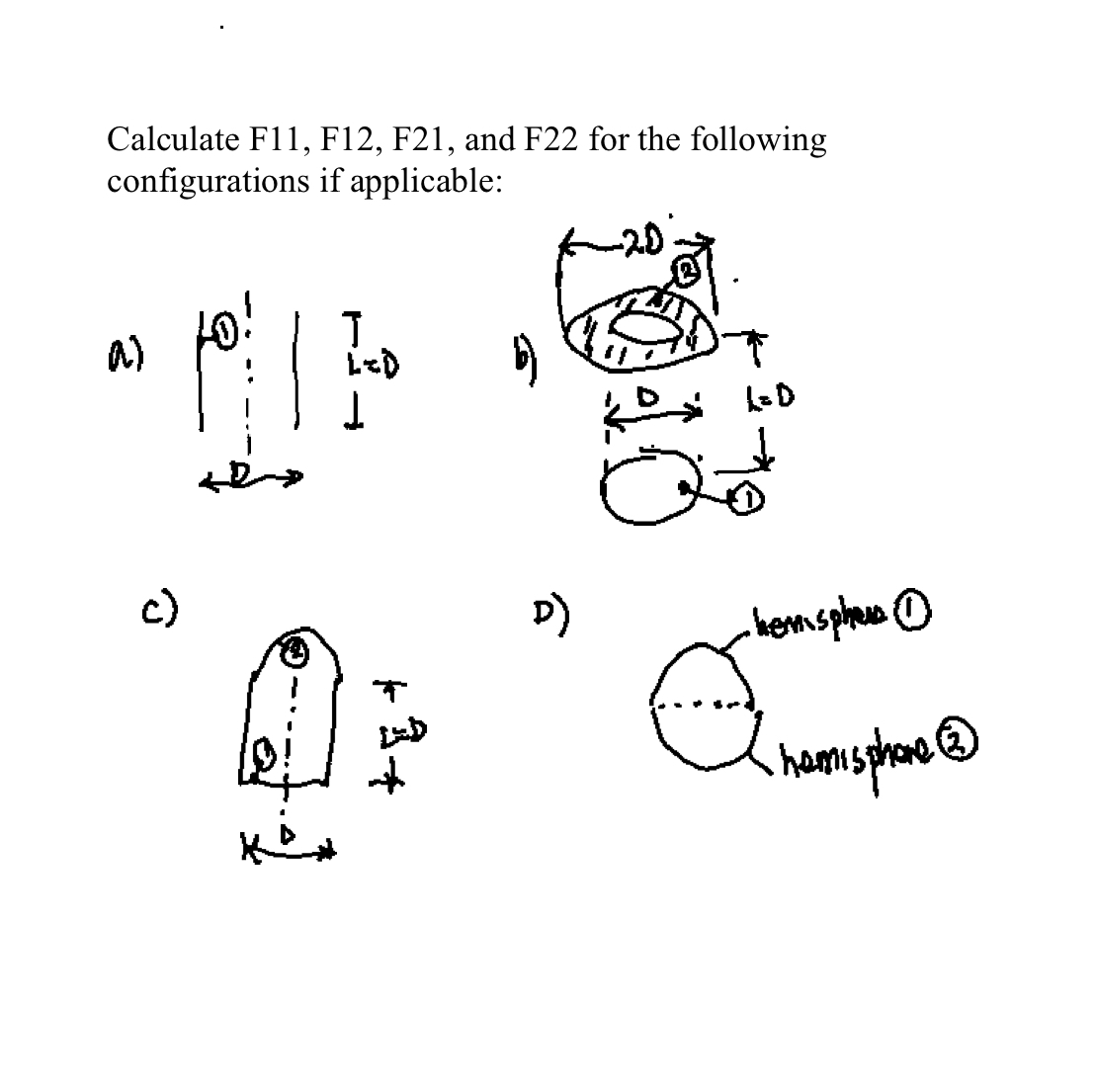 Solved Calculate F11, ﻿F12, ﻿F21, ﻿and F22 ﻿for the | Chegg.com
