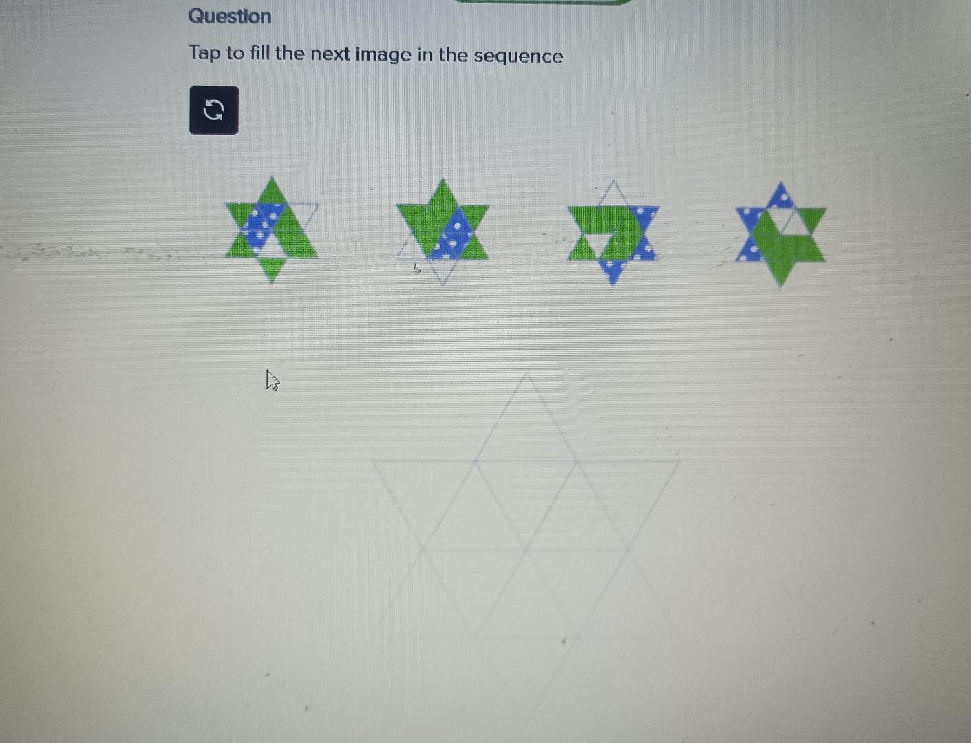Question Tap to fill the next image in the sequence | Chegg.com