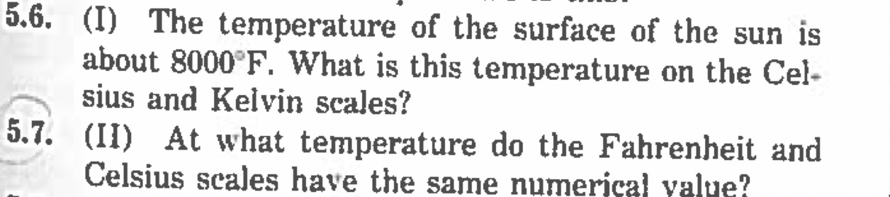 Solved by an EXPERT 5.6. (I) ﻿The temperature of the surface of the sun ...