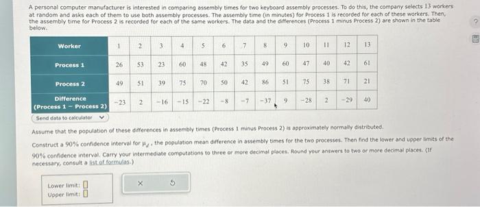Solved A personal computer manufacturer is interested in | Chegg.com