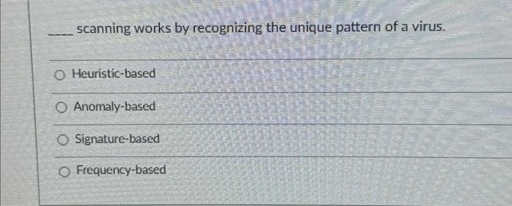 Solved scanning works by recognizing the unique pattern of a