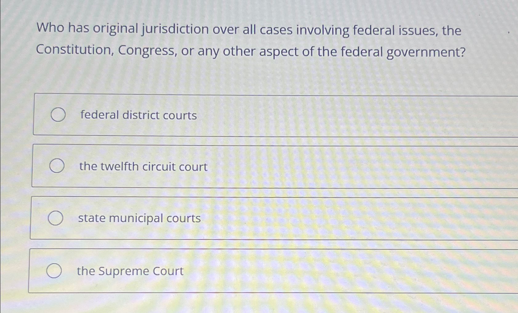 The supreme court has hot sale original jurisdiction in cases involving