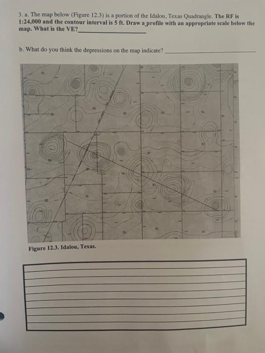 Solved 12. Topographic Profiles This exercise has two parts. | Chegg.com