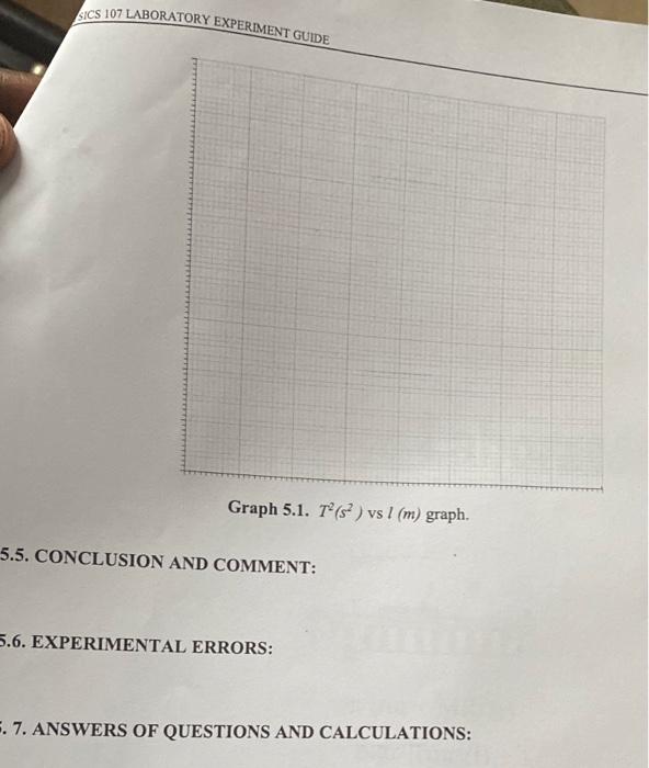 Solved 5.1. OBJECTIVE OF THE EXPERIMENT: The objectives of | Chegg.com