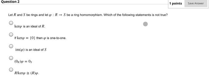 Solved Question 4 1 points Save Answer Which of the | Chegg.com