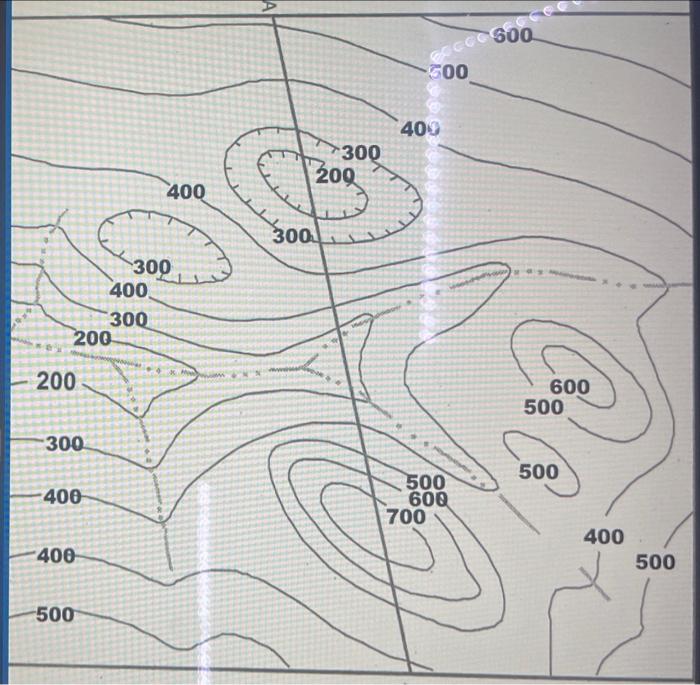 Solved What Is The Contour Interval For The Topographic Map Chegg Com   Image