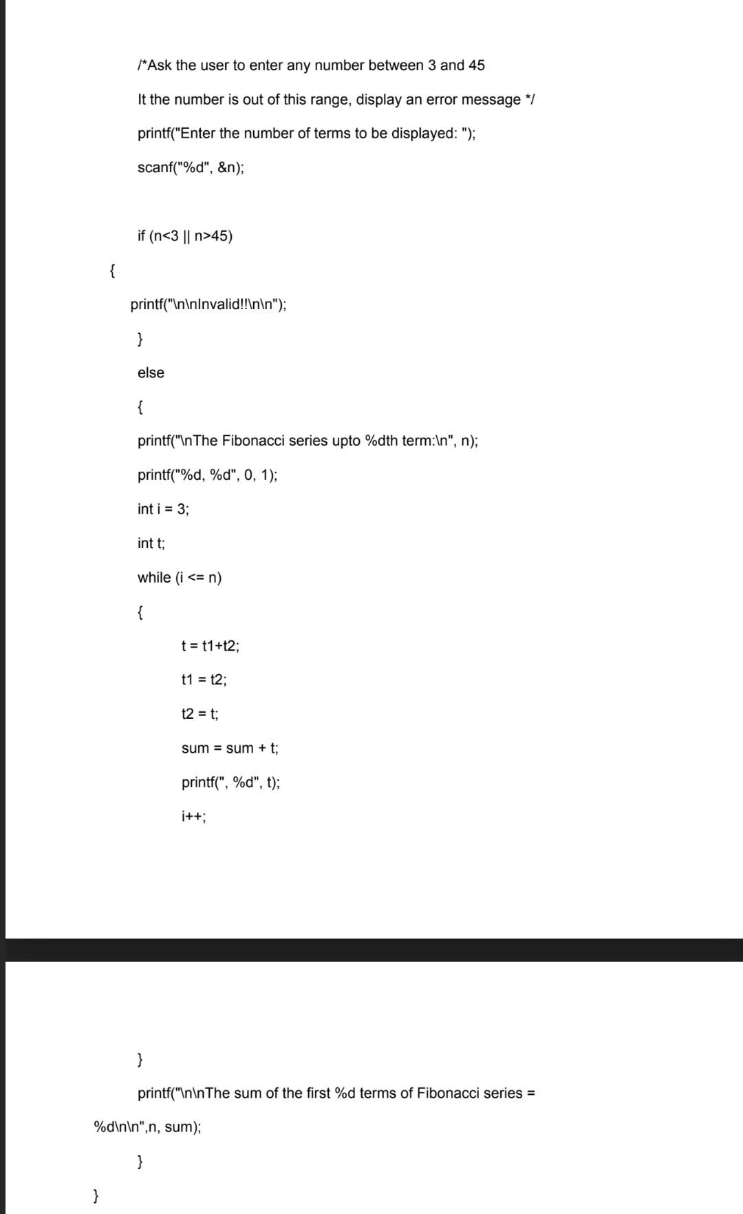 Solved Loop Control Structure: The versatility of the | Chegg.com