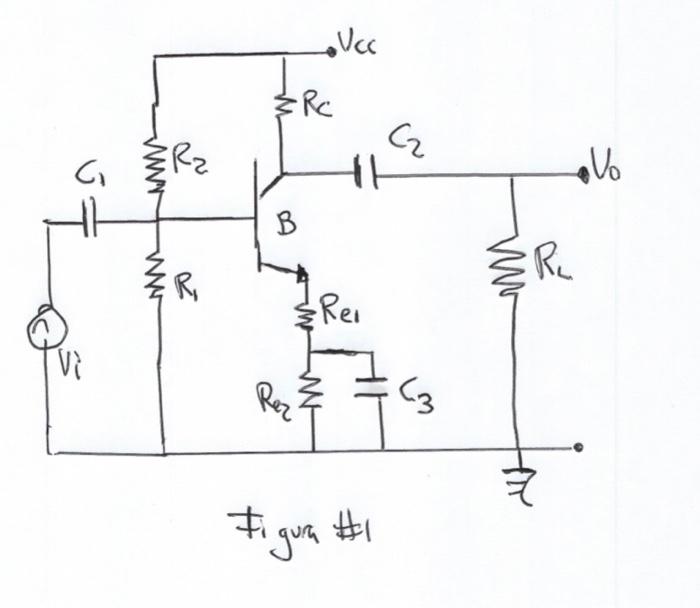 Solved 1) For the circuit of figure # 1 draw the equivalent | Chegg.com
