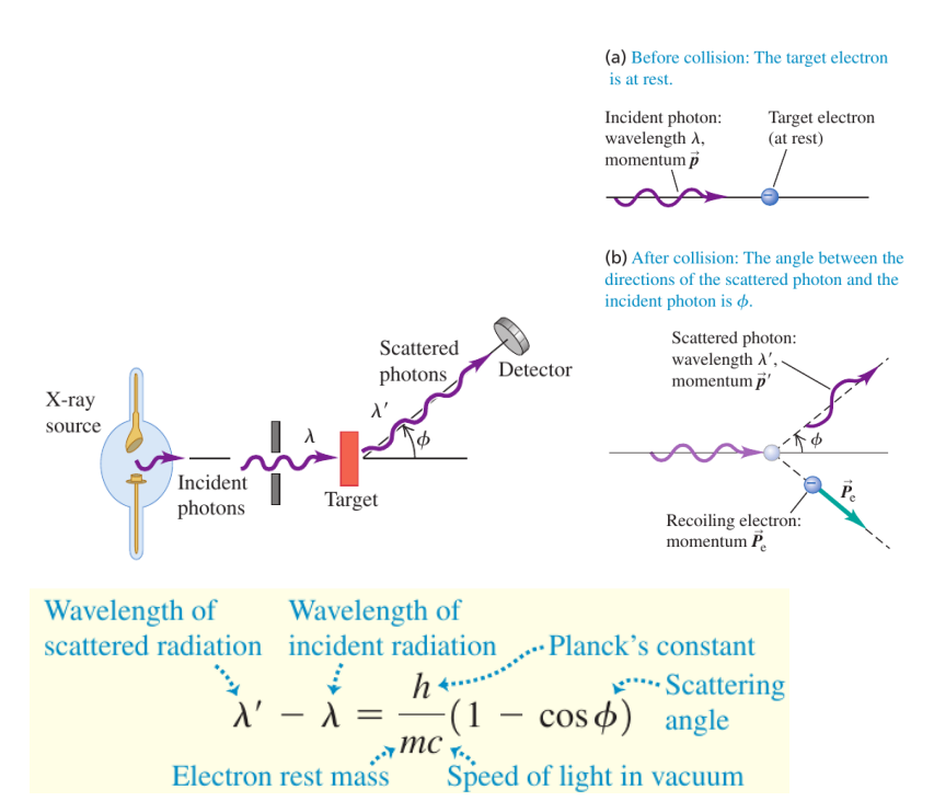 Solved The compton effect is illustrated above. Derive the | Chegg.com