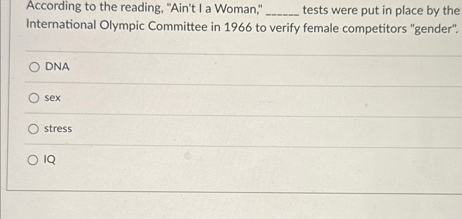 Solved According to the reading, 