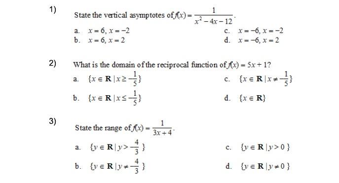 Solved need help. please use advanced functions method. NOT | Chegg.com