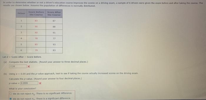 Solved in order to determine whether or not a driver s Chegg